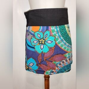 COLINE DOUBLE SNAP MINI SKIRT